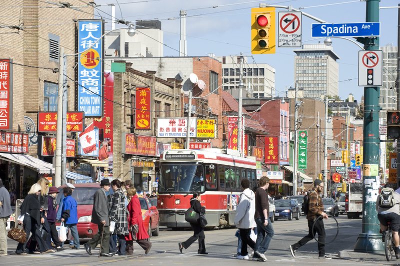 cours anglais Toronto : quartier de China Town