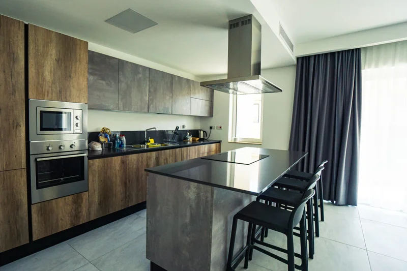 La cuisine de mon appart supérieur plus